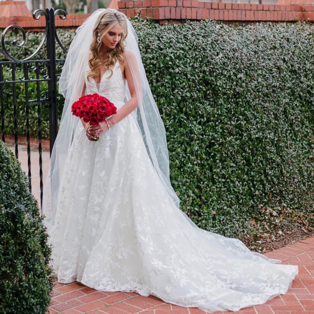 BLUSH BY HAYLEY PAIGE WEDDING DRESS FLEUR DE LIS
